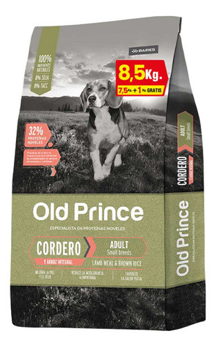 Old Prince Novel Cordero Adulto Small 7,5+ 1 Kg Gratis(8.5k) 0