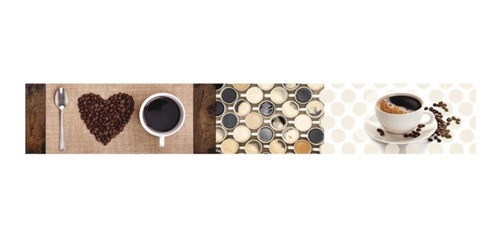 Guardas De Vidrio Piu Coffe Shop 5x30 Revestimiento Pared 0