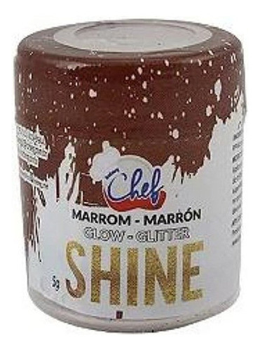 Shine Glitter Marrom 5 G Iceberg Chef 0