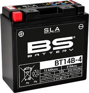 Bateria Original Bs Yt14b4 Yamaha Xvs 1100 Drag Star 0