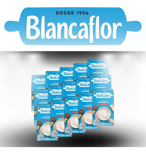 Harina De Trigo Leudante Blancaflor X 1 Kg Pack X 15 Uni 1