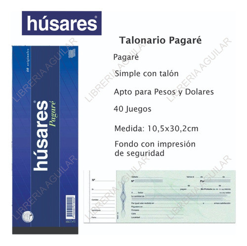 Talonario 1900 Pagare Formulario Documento Comercial 1