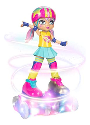 Rock N Rollerskate Doll Rainbow Riley - Muñeca De 0