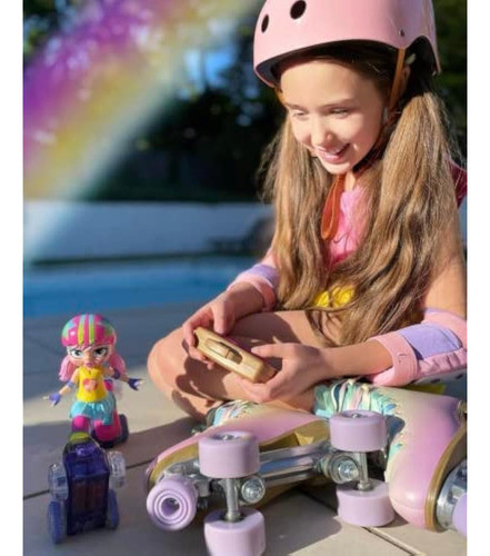 Rock N Rollerskate Doll Rainbow Riley - Muñeca De 1