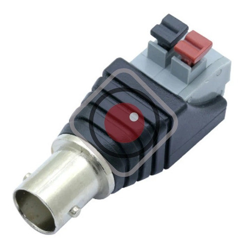 Ficha Conector Bnc Hembra Presion Video Bnc Camara Dvr Cctv 0