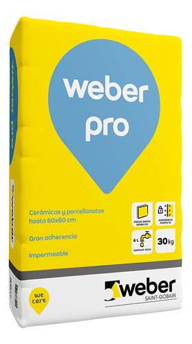 Weber Pro Con Ligantes Mixtos 30 Kg Gris 0