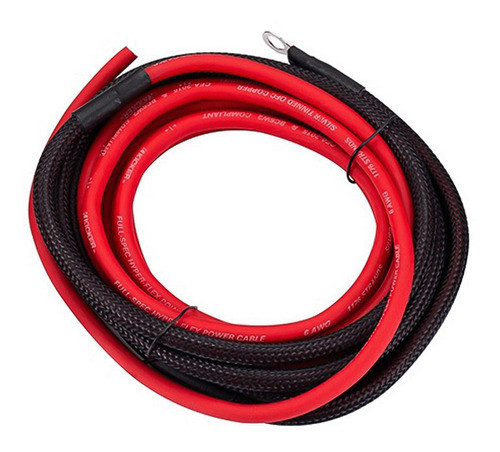 Kit Cables Potencia Kicker 6ga Ofc 47vk6 6awg 2 Canales 1