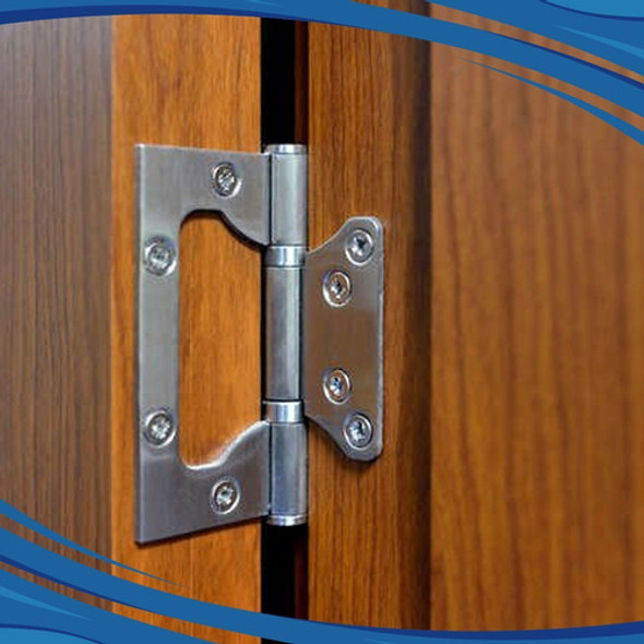 Bisagra Libro Omega Municion 100x75 Acero Inoxidable X4 1