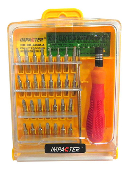 Kit Destornillador 32 Piezas Reparacion Celular Tablet 0