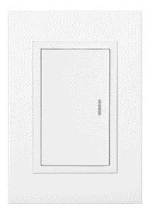 Plaqueta Completa 1 Llave Teclón Unipolar Línea Zen - Kalop 0