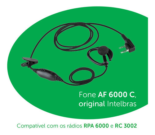 Kit  4 Fones De Ouvido Para Radiocomunicador Rc3002 Rpa6000 1