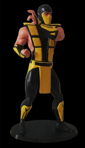 Scorpion De Mortal Kombat 3. Figura De 15 Cm. Impresion 3d, 1