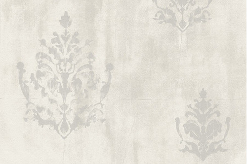 Papel De Parede Arabesco Cinza 5m² Nacional Natu 1427 1