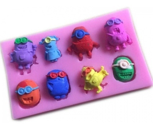 Molde De Silicone Minions Meu Malvado Favorito 0