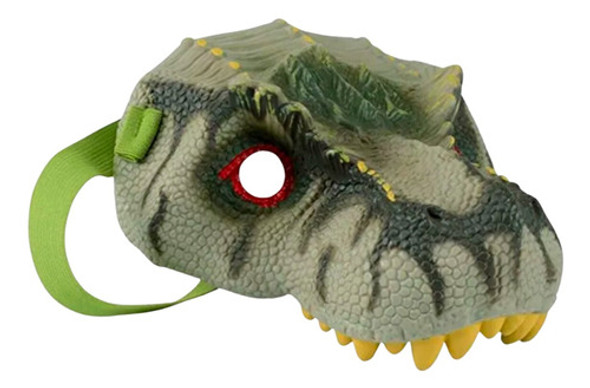 Disfraz De Dinosaurio Máscara Y Garra Dino Gris 1