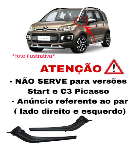 Par Acabamento Paralama Dianteiro Aircross 2011 A 2020 Orig 1