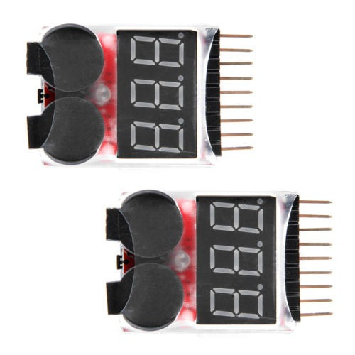 Virhuck 2 Lipo Batería Control Remoto Timbre Alarma Indicado 1
