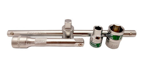 Tubos Dados Enc 1/2  - Juego 10 A 19 Mm Y Acces. - Eurotech 1