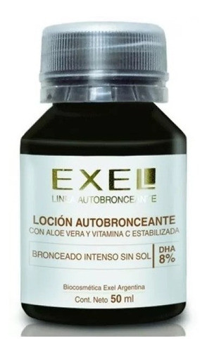 Locion Exel Autobronceante S/color 8% Facial  Corporal 50 Ml 0