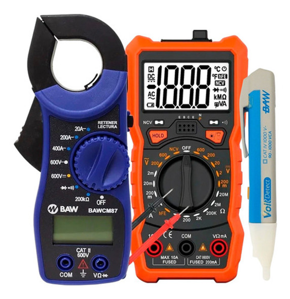 Multimetro Profesional 113c Pinza Amperometrica Buscapolo 0