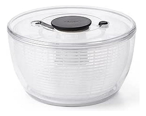 Oxo Salad Spinner, 1 Colher De Chá Transparente E Branco, 10 0 Oxo Salad Spinner, 1 Colher De Chá Transparente E Branco, 10 0