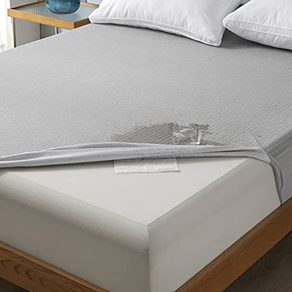 ~?bedecor Queen Size Mattress Protector Funda De Colchón Imp 0
