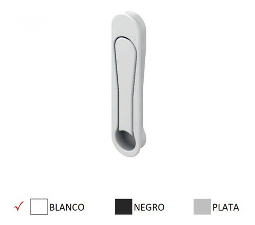 Manija Uñero Para Ventana Pvc Pop-up Blanco 1