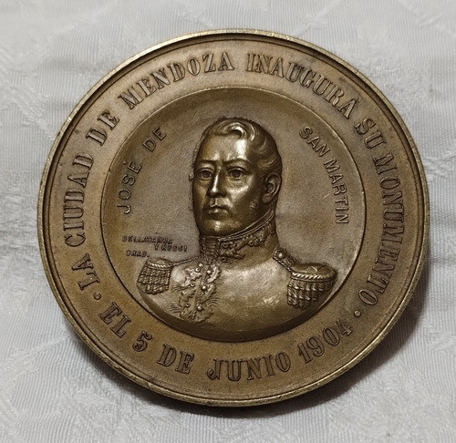 Medalla San Martin,mdz Inauguración Monumento 1904 0