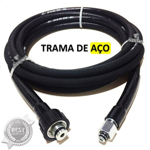 7mtrs Mangueira Trama De Aço Lava Jato Wap Silent Power 2800 0