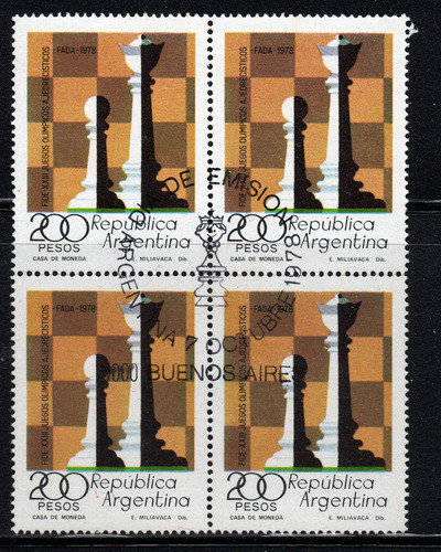 Cuadro Primer Dia 23 Juegos Olimpicos De Ajedrez 1978 0