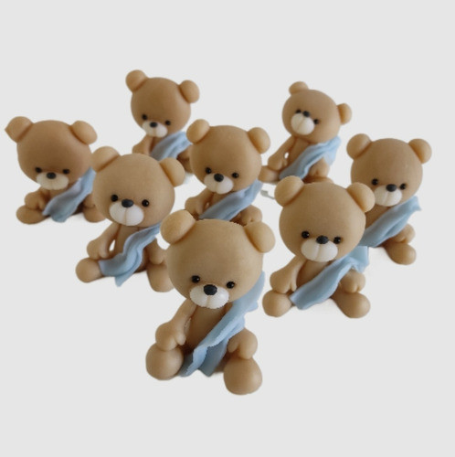 Combo Souvenirs  Ositos Y Central Porcelana Fría 0