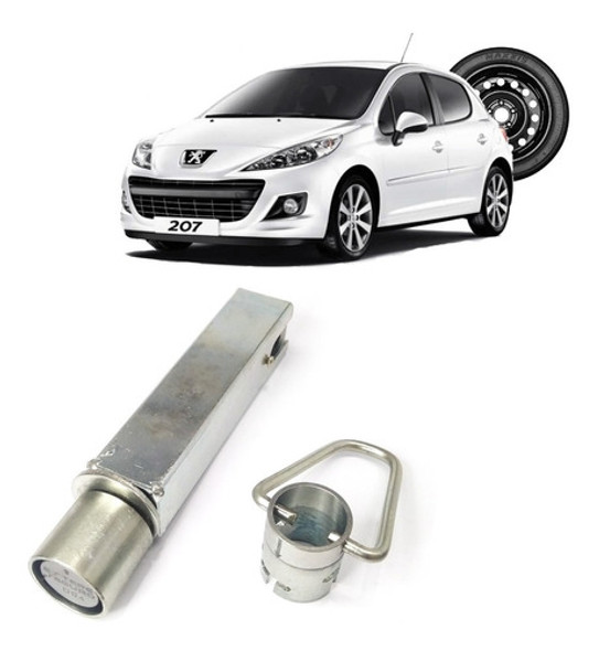 Trava Antifurto De Estepe Externo Jtn Peugeot 207x Line 0