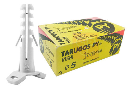 Tarugos Tacos Para Precinto Py Nº 5 X 100 Unid. En Caja G P 0