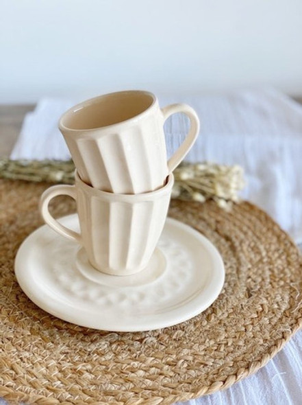 Taza Jarrito Café Vainilla Cerámica X24 Colores 150 Cc 1