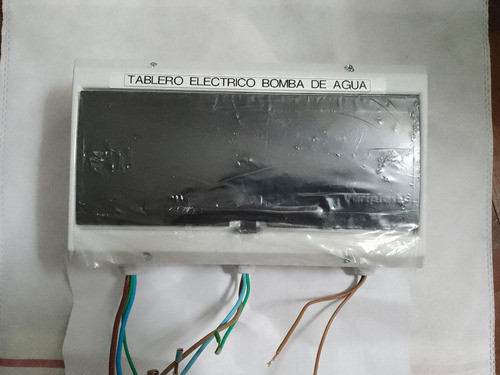 Tablero Bomba De Agua 1,5 Hp P/interior C/contactor 24 V. 1