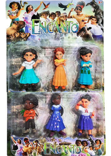 Hermoso Set Muñecos De Encanto X6 Buena Calidad 12cm De Alto 0