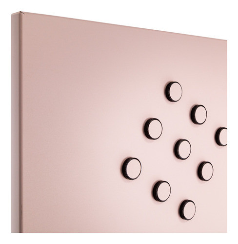 Quadro Mural Magnético 90x120cm - Rosa Bebê Fosco + 60 Ímas 1