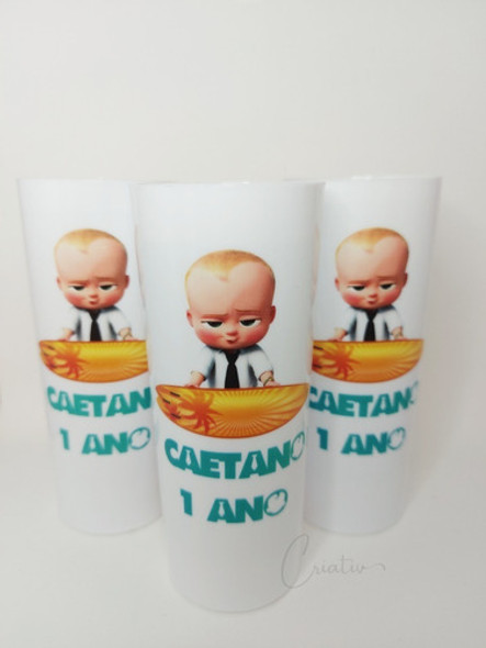 100 Copos Long Drink Acrílico 350ml Personalizados 1