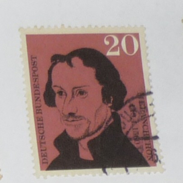Selo Antigo Raro - Alemanha - Philipp Melanchthon - 1960 0