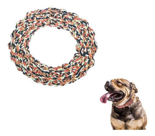 Aro Mordillo De Hilo Trenzado Para Mascotas Grandes 0