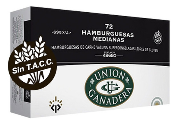 72 Hamburguesas Unión Ganadera De 69 Gramos 0