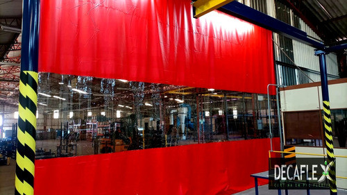 Cortina Cabine Pintura C/ilhós 5,50(l)x3,0(a) Frete Incluso 1