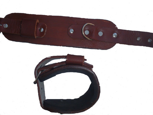 Tobillera De Cuero Para Polea, El Par 0