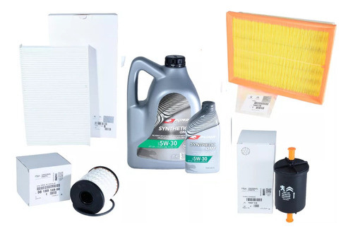 4 Filtros Originales + Aceite Puma 5w30 5l Peugeot 308 2.0 N 0