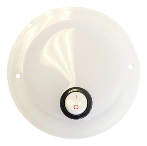 Lampara Led De Acrílico Circular - Luz Blanco Cálido 8cm 0