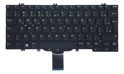 Teclado Para Dell Latitude 5280 5289 5290 7280 7290 Abnt2 1