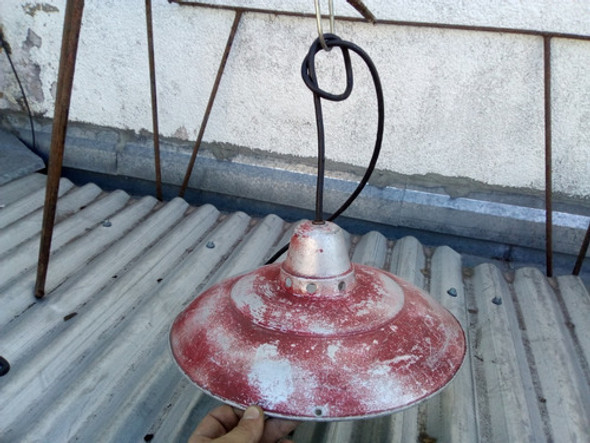 Lampara Aluminio Funcionando Tipo Ovni 33 Diam X 11,5 Alto 0