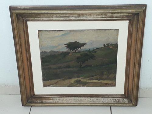 2165- Athayde Lopes Ose 65x59cm Com Moldura. Paisagem. 1