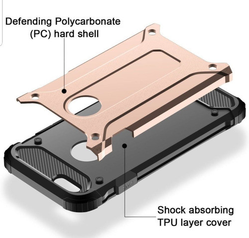 Protector Para Huawei Y7 Prime Rose Gold 1