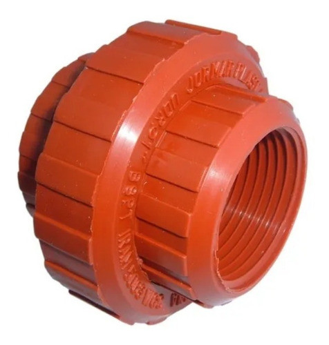 Union Doble De Polipropileno H-h 1/2 Para Agua Pack X10unid 1